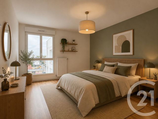 Appartement F2 à vendre - 3 pièces - 46.23 m2 - ERAGNY SUR OISE - 95 - ILE-DE-FRANCE - Century 21 Osmose