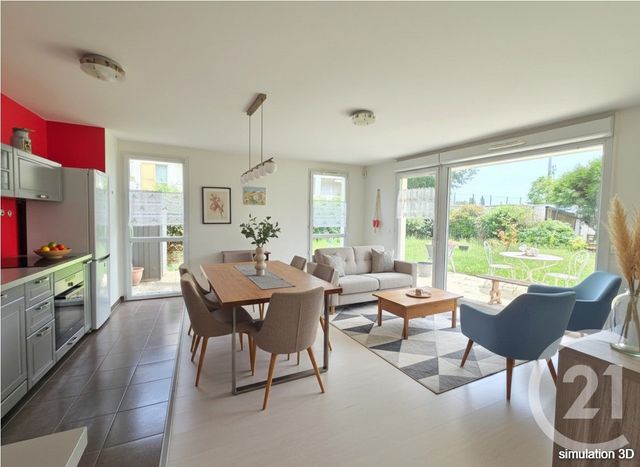 Appartement F3 à vendre - 3 pièces - 63.42 m2 - ST OUEN L AUMONE - 95 - ILE-DE-FRANCE - Century 21 Osmose